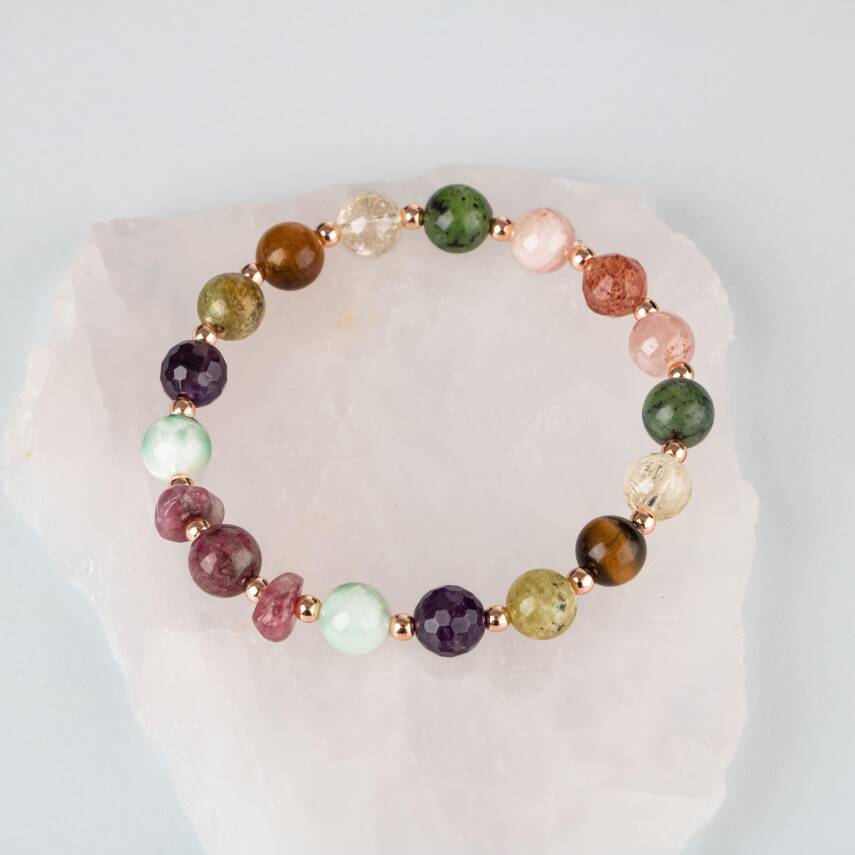 Eşler Arası Uyum Doğal Taş Bileklik - 4