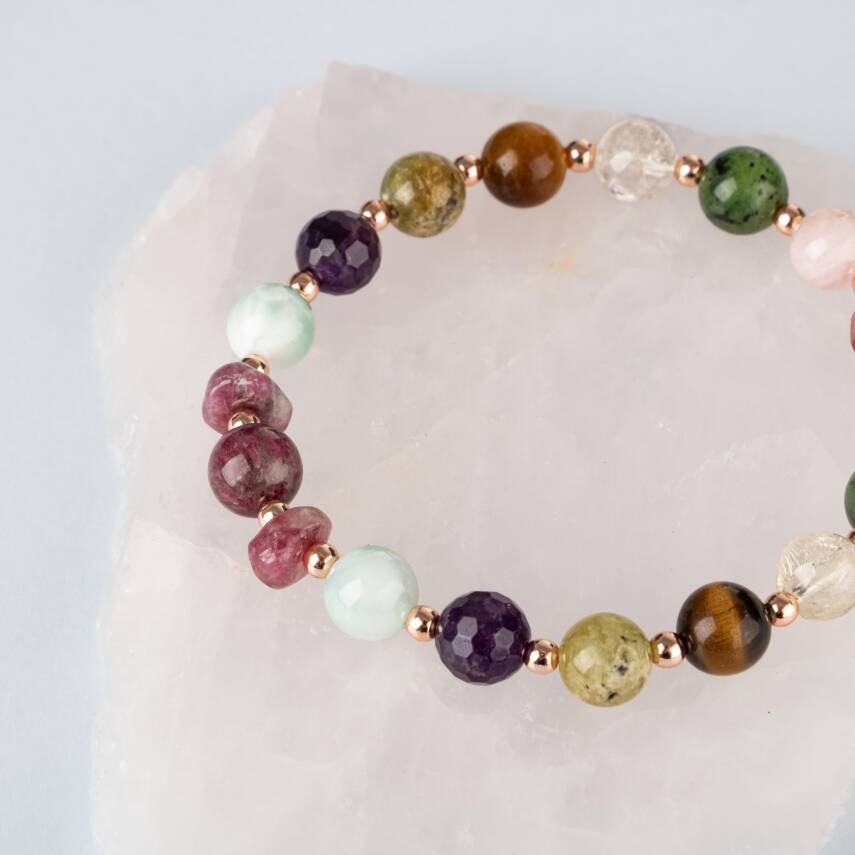 Eşler Arası Uyum Doğal Taş Bileklik - 5