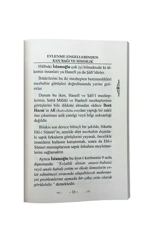 Evlenilmesi Haram Olanlar - 3