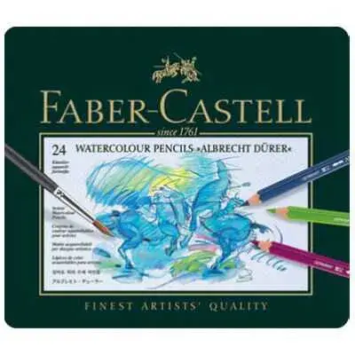 Faber A.Dürer Aquarell Boya Kalemi 24 Renk - 1