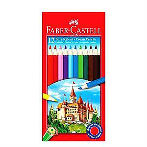 Faber Aquarell Boya Kalemi 12 Renk Karton Kutu - Faber Castell (1)