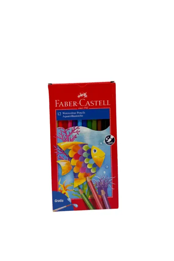 Faber Aquarell Boya Kalemi 12 Renk Karton Kutu - 1