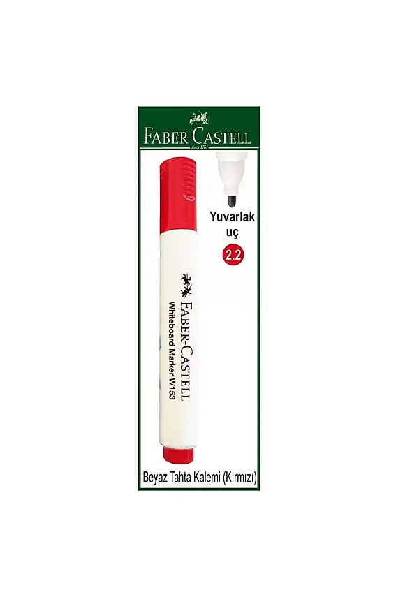 Faber Castell Beyaz Tahta Kalemi Kırmızı - 1