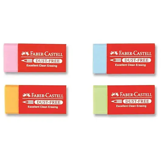 Faber Castell Dust Free Renkli Silgi - 1