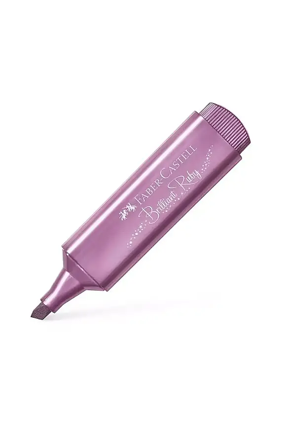 Faber Castell Fosforlu Kalem Metalik Yakut - 1