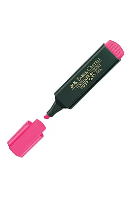 Faber Castell Fosforlu Kalem Pembe 1548 - Faber Castell