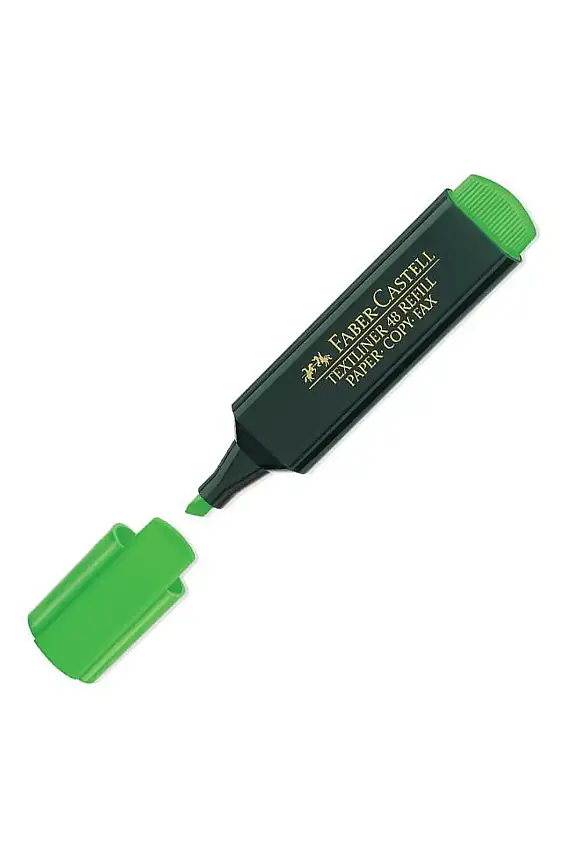 Faber Castell Fosforlu Kalem Yeşil 1548 - 1