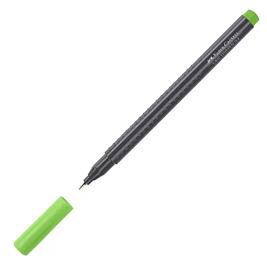 Faber Castell Grip Finepen 0.4 Çim Yeşil - 6