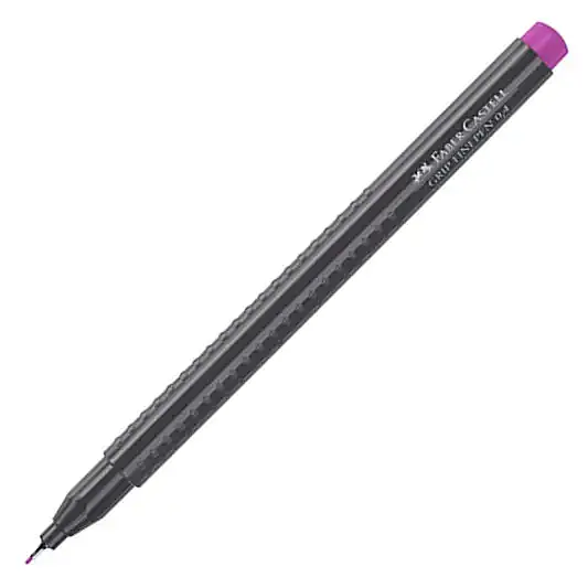 Faber Castell Grip Finepen 0.4 Keçeli Açık Mor - 1