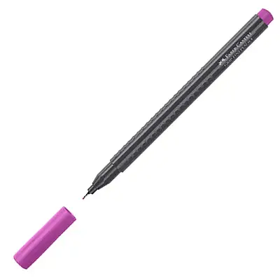 Faber Castell Grip Finepen 0.4 Keçeli Açık Mor - 7