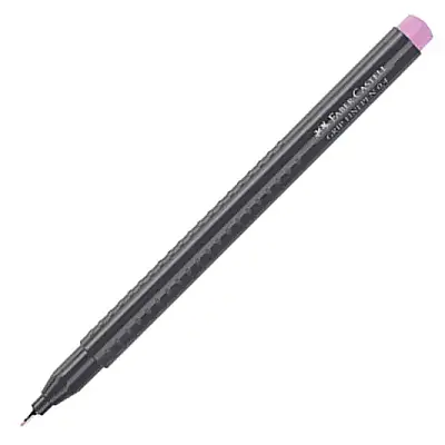 Faber Castell Grip Finepen 0.4 Keçeli Kalem Pembe - 4