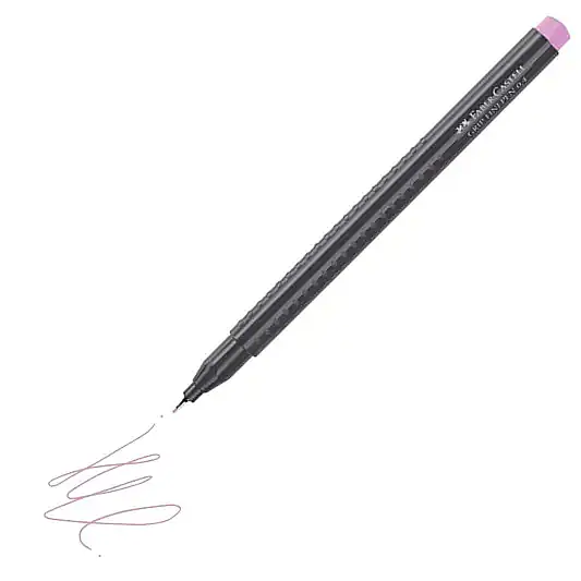 Faber Castell Grip Finepen 0.4 Keçeli Kalem Pembe - 6