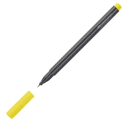 Faber Castell Grip Finepen 0.4 Keçeli Kalem Sarı - Faber Castell (1)