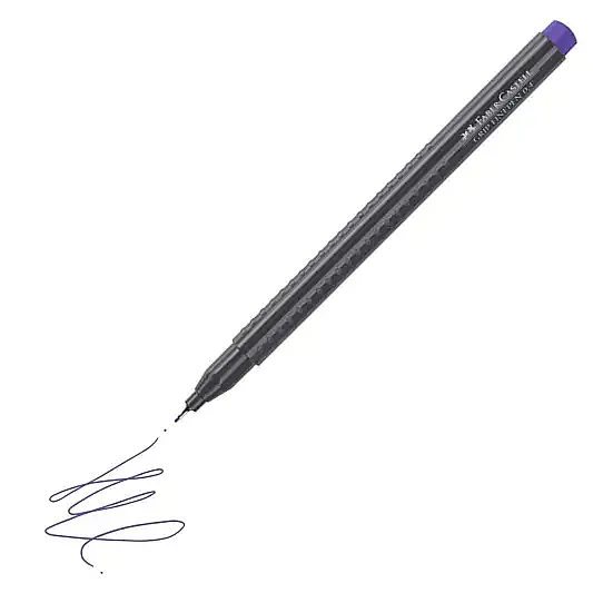 Faber Castell Grip Finepen 0.4 Keçeli Mor - 2