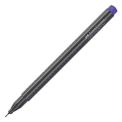Faber Castell Grip Finepen 0.4 Keçeli Mor - 4