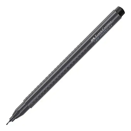 Faber Castell Grip Finepen 0.4 Siyah - 7