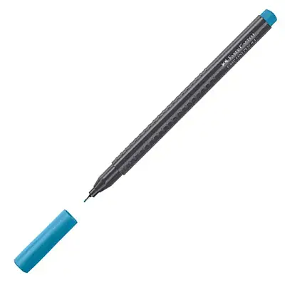 Faber Castell Grip Finepen 0.4 Turkuaz - 1