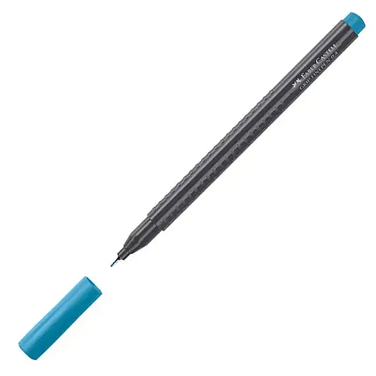 Faber Castell Grip Finepen 0.4 Turkuaz - 1