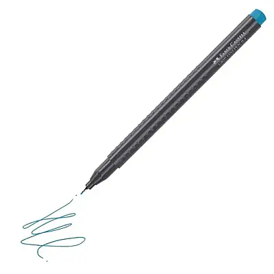 Faber Castell Grip Finepen 0.4 Turkuaz - 3