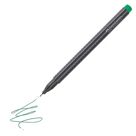 Faber Castell Grip Finepen 0.4 Zümrüt Yeşil - 1
