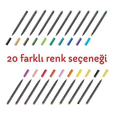 Faber Castell Grip Finepen 0.4 Zümrüt Yeşil - Faber Castell (1)