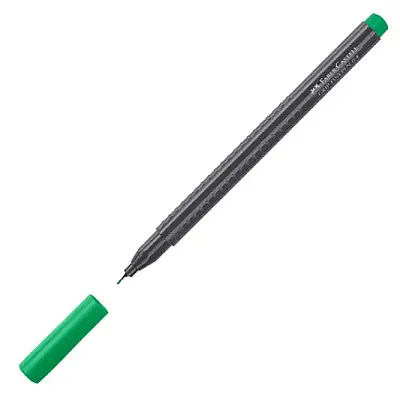 Faber Castell Grip Finepen 0.4 Zümrüt Yeşil - 4