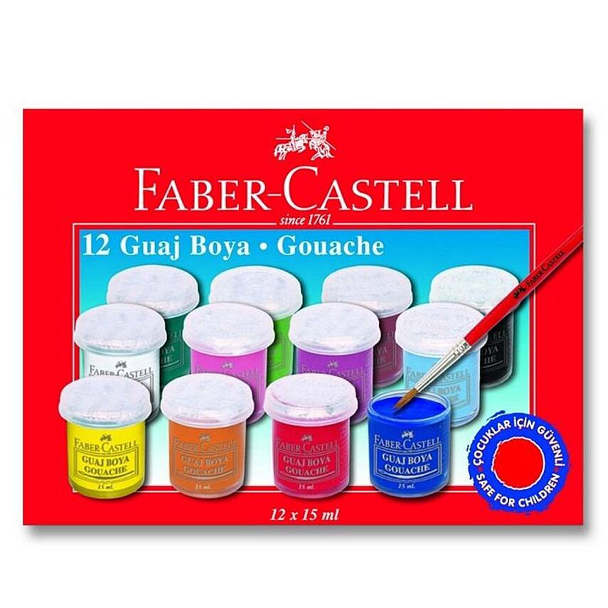 Faber Castell Guaj Boya 12 Li - 2