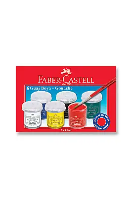 Faber Castell Guaj Boya Floresan 6 Lı - Faber Castell (1)