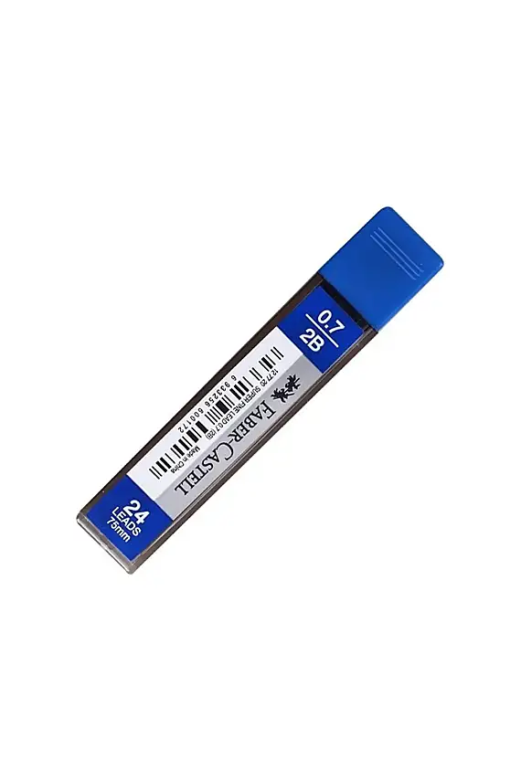 Faber Castell Kalem Ucu 0.7 mm 24 Lü Tüp 2B - 1