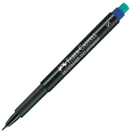 Faber Castell Mavi Asetat Kalemi Permanent S Uç - 2