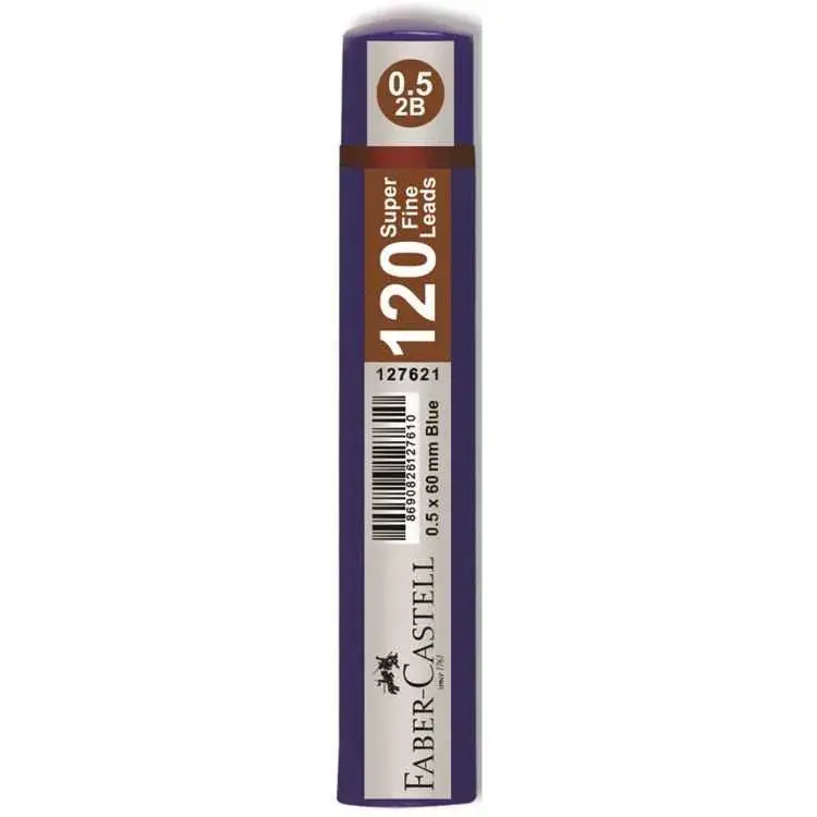 Faber Castell Min Grıp 0.5 2B 60Mm 120Li Mavi - 1