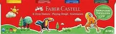 Faber Castell Oyun Hamuru Klasik Renkler 4 x 100 gr - Faber Castell (1)
