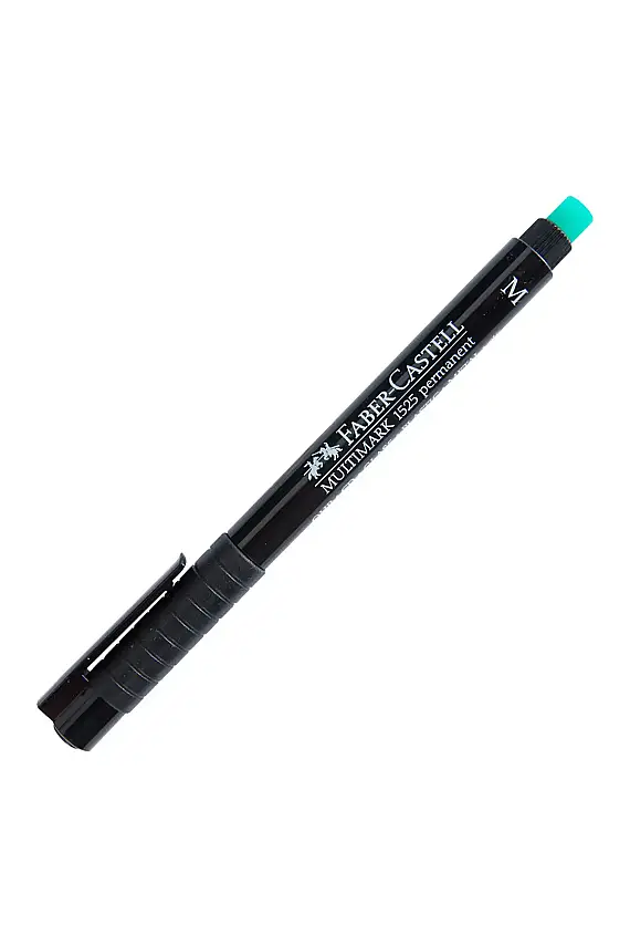 Faber Castell Siyah Asetat Kalemi Permanent M Uç - 1