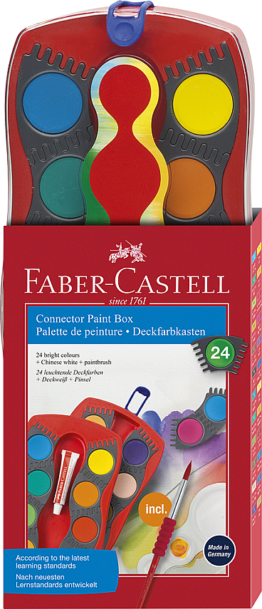 Faber Castell Suluboya Değiştirilebilir Tablet 24 Renk - 2