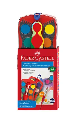 Faber Castell Suluboya Değiştirilebilir Tablet 24 Renk - 3