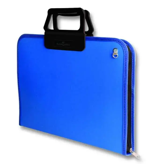 Faber Castell Teknik Resim Proje Çantası 28x34 cm Mavi - 1