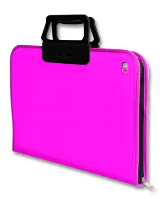 Faber Castell Teknik Resim Proje Çantası 28 x 38 cm Pembe - Faber Castell