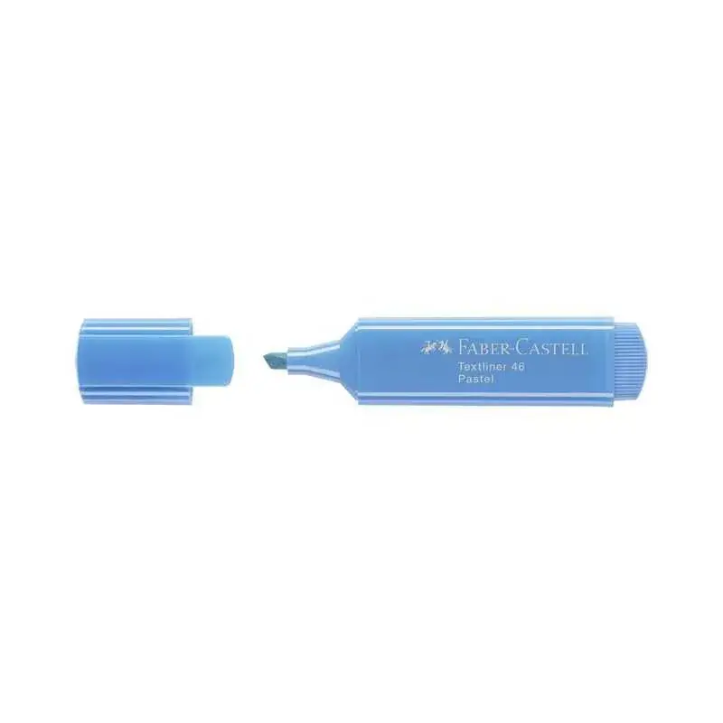 Faber Castell Textliner 46 Pastel Mavi Fosforlu Kalem - 1
