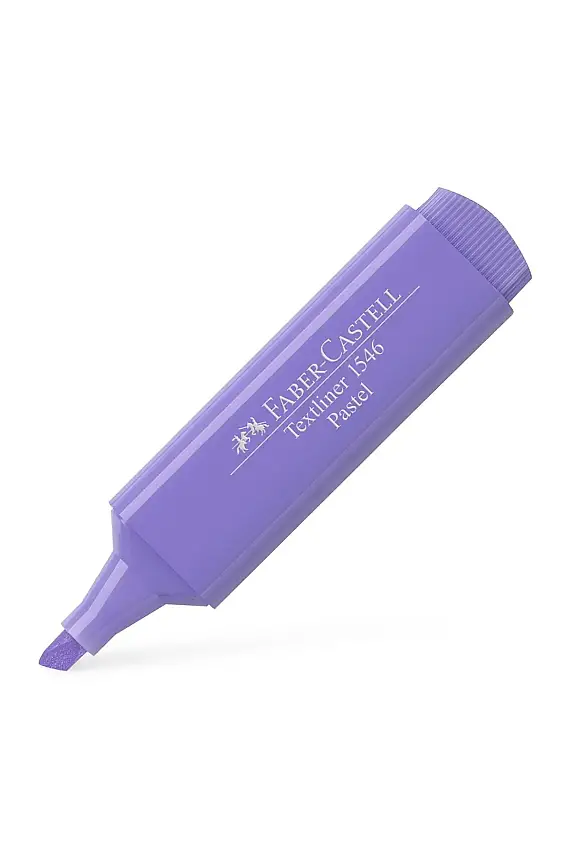 Faber Castell Textliner 46 Pastel Mor Fosforlu Kalem - 1