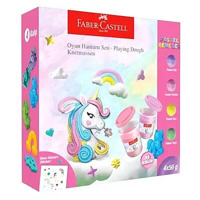 Faber Castell Unicorn Temalı Oyun Hamuru Seti - Faber Castell (1)