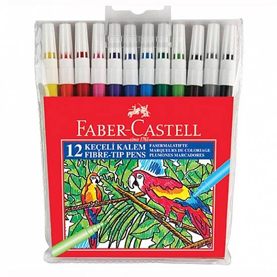 Faber Castell Yıkanabilir Keçeli Kalem 12 Lı - 2