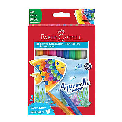 Faber Comfort Aquarelle Keçeli kalem 10 Lu - Faber Castell (1)