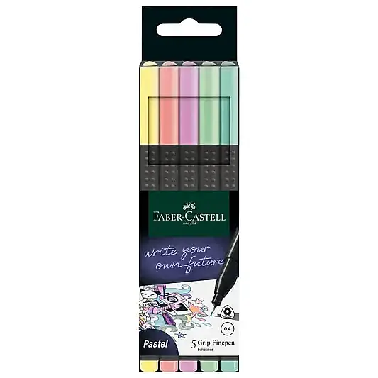 Faber Finepen Grıp 2022 Pastel 5 Li - 2