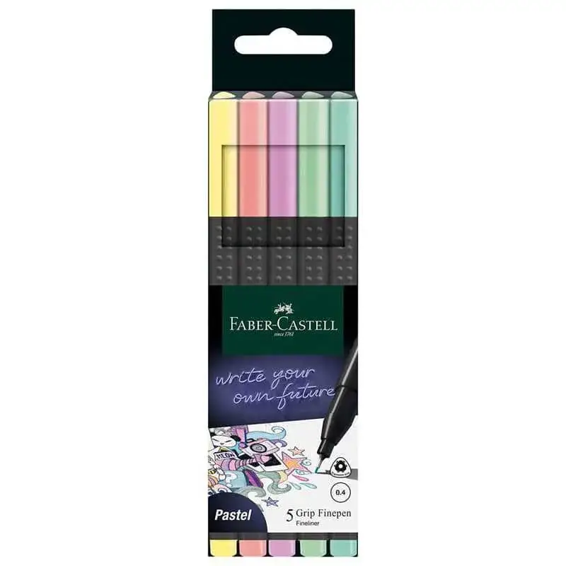 Faber Fınepen Grıp 2022 Pastel 5Li - 1