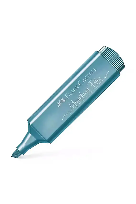 Faber Fosforlu Kalem 46 Metalik Mavi - 1