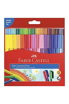 Faber Keçeli Kalem 30 Renk Eğlenceli - 3
