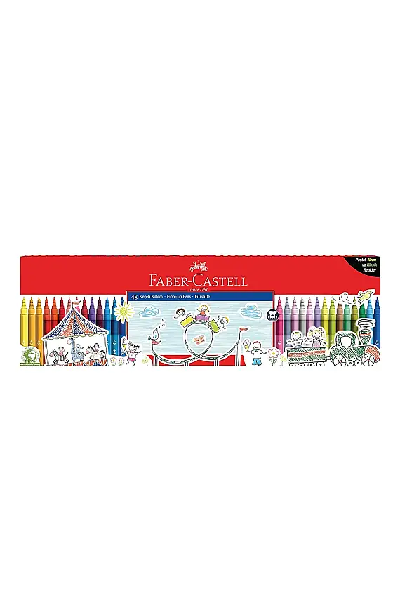 Faber Keçeli Kalem 48 Renk Klasik - 3