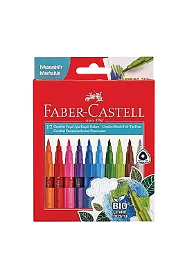 Faber Keçeli Kalem Comfort 12 Renk - Faber Castell (1)