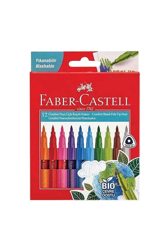 Faber Keçeli Kalem Comfort 12 Renk - 2