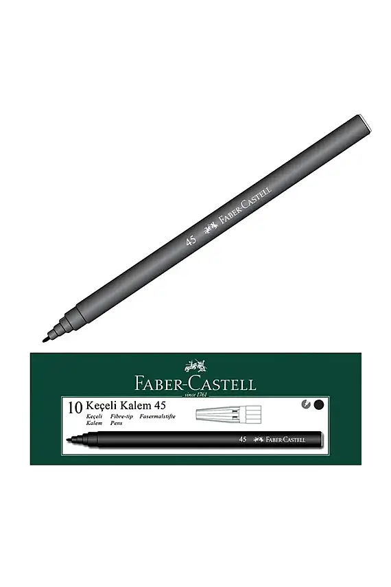 Faber Keçeli Kalem Siyah - 1